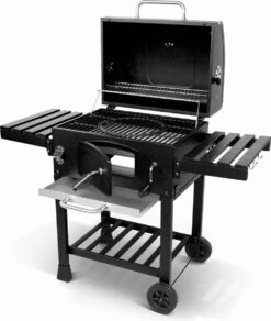 Alice's Garden Houtskool BBQ Bernard - Smoker - Verstelbare Houtskoolbak - Zwart -Keukenartikelen Series Winkel 1014x1200 2