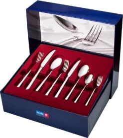 Sola Bestekset Luxor - Modern - 8 Persoons - 70 Delig - Zilverwit Edelstaal 18/10 - RVS - Zilver -Keukenartikelen Series Winkel 1068x1200 1