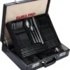 Swiss Pro+ Bestekset In Koffer-72 Delig-12 Persoons-Zwitsers Kwaliteit-Complete Set-100% Roestvrijstaal- Zwart -Keukenartikelen Series Winkel 1075x1200 1