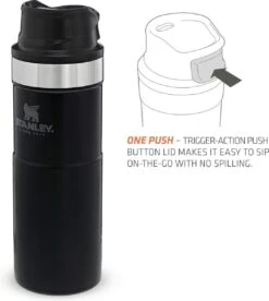 Stanley Trigger-Action Travel Mug 0.47L - Thermosfles - Matt Black -Keukenartikelen Series Winkel 1075x1200 2