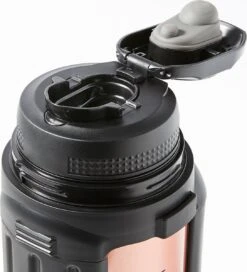 Lock&Lock Thermoskan - Isoleerkan - Thee En Koffie - Lekvrij - 1,5 Liter - RVS - Inklapbaar Handvat - Koper Roze -Keukenartikelen Series Winkel 1088x1200