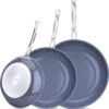 Swiss Pro+ - Koekenpannenset - 3 Delig - Keramisch - Inductie - Milieuvriendelijk - PFAS - PFOA Vrij - Sapphire Green -Keukenartikelen Series Winkel 1109x1200