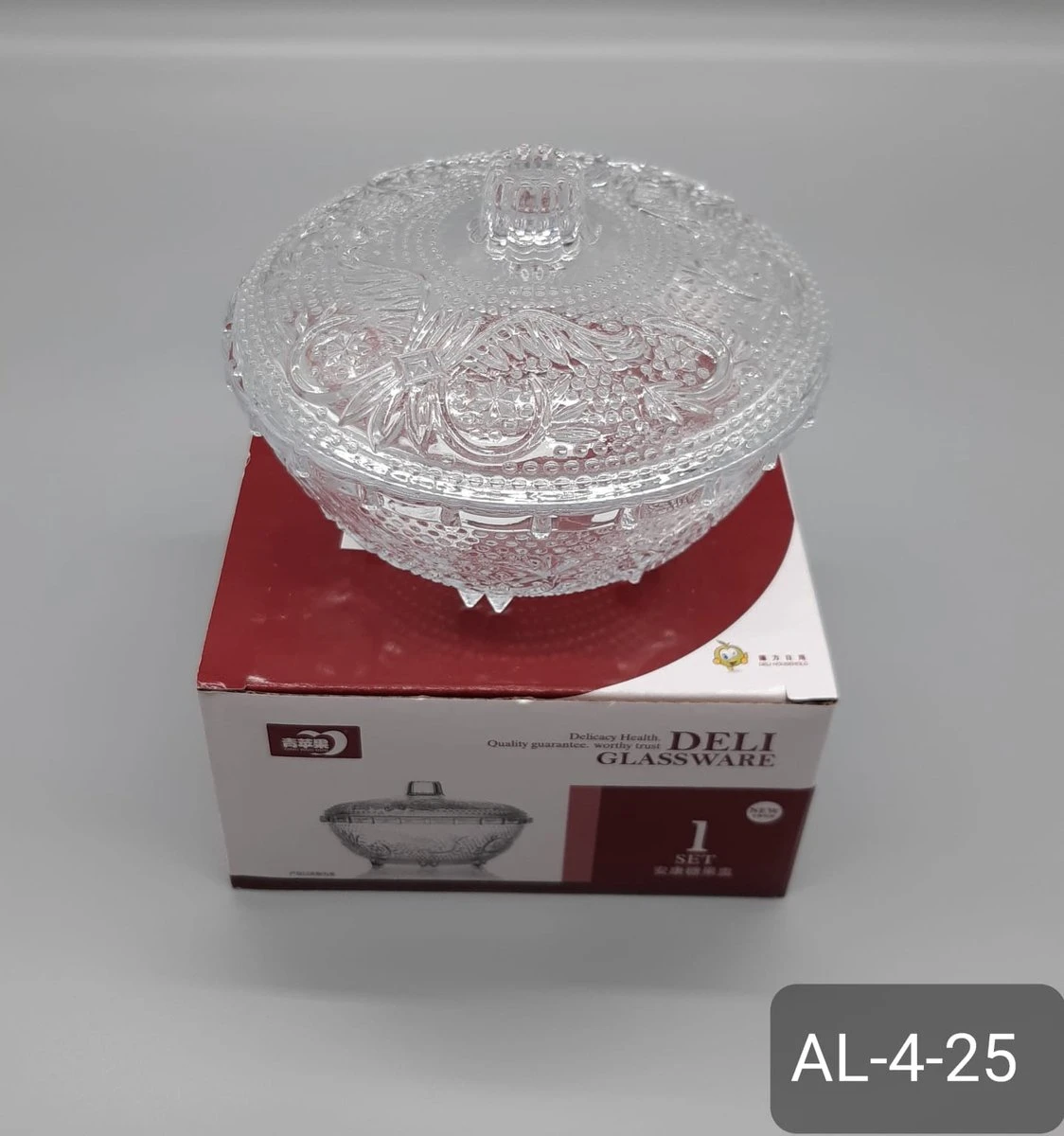 Borvat®| Kristallen Snoepschaal Met Deksel, Glazen Snoepcontainer Gebruik Voor Snoep/koekjes/voedselopslag Snoep En Voedsel Organiseren Met Geschenkdoosverpakking Uitstekend Glanzend Uiterlijk 3 Borvat®| Kristallen Snoepschaal Met Deksel, Glazen Snoepcontainer Gebruik Voor Snoep/koekjes/voedselopslag Snoep En Voedsel Organiseren Met Geschenkdoosverpakking Uitstekend Glanzend Uiterlijk