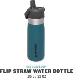 Stanley The IceFlow™ Flip Straw Water Bottle 0,65L - Thermosfles - Lagoon -Keukenartikelen Series Winkel 1129x1200