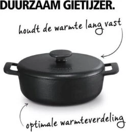 Brabantia The Dutch Braadpan - Matt Black - 28 Cm - Gietijzer -Keukenartikelen Series Winkel 1143x1200 2