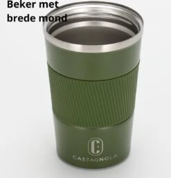 Castagnola Design RVS Koffiebeker To Go - Groen - 380ml - Thermosbeker - Theebeker -Keukenartikelen Series Winkel 1154x1200 2