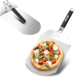 Bighorn Pizzaschep Voor BBQ En Oven-Inklapbare Handgreep -Pizzasnijder- Edelstaal -geschikt Als Broodschep En Ovenschep - SRPT01 -Keukenartikelen Series Winkel 1163x1200 5
