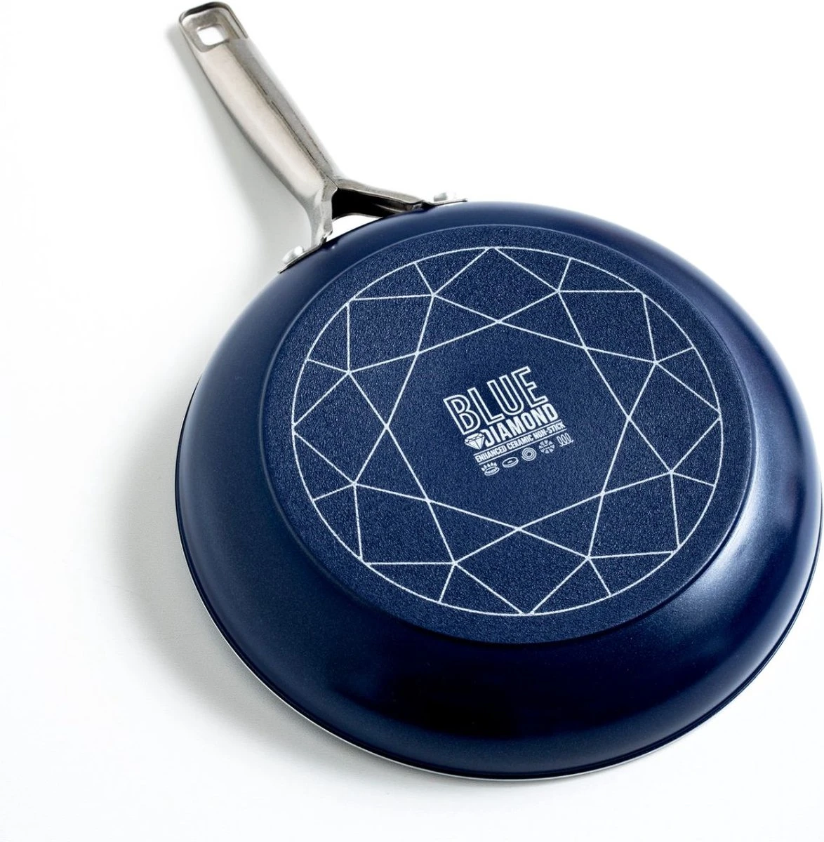 Blue Diamond, Keramische Koekenpan Verrijkt Met Diamantdeeltjes – Inductie Koekenpan Ø 24 Cm – PFAS En PHOA Vrij 6 Blue Diamond, Keramische Koekenpan Verrijkt Met Diamantdeeltjes – Inductie Koekenpan Ø 24 Cm – PFAS En PHOA Vrij - Afbeelding 4