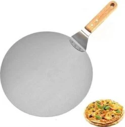 Luxe Pizzaschep Voor Verse Pizza - Extra Groot - RVS 30CM - Grote Pizza Schep Voor Oven Of BBQ Barbecue - Hout Handvat - Pizzaspatel Voor Zelfgemaakte Ovenpizza -Keukenartikelen Series Winkel 1180x1200