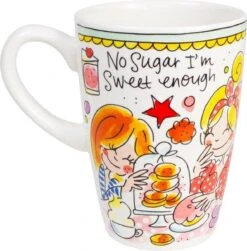 Blond Amsterdam Even Bijkletsen Beker XL 500 Ml - Mint Rand -Keukenartikelen Series Winkel 1183x1200 1