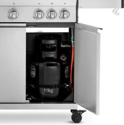 Burnhard Gas BBQ Big FRED Deluxe - 4 Branders - Incl. Keramische Infraroodbrander & Afdekhoes - Deluxe -Keukenartikelen Series Winkel 1193x1200 6