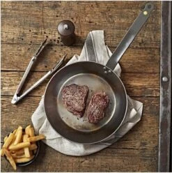 DeBuyer Mineral B Element Koekenpan - Zilver - Rond - Ø 28 Cm -Keukenartikelen Series Winkel 1195x1200