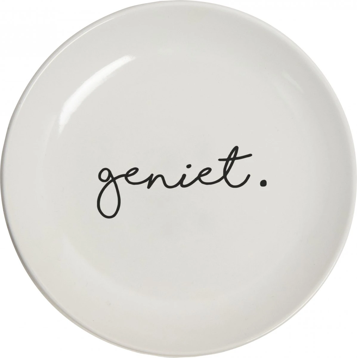 Gusta - Gebaksbordjes - ø 15 Cm - Set 4 Stuks - Porselein - Wit 6 Gusta - Gebaksbordjes - ø 15 Cm - Set 4 Stuks - Porselein - Wit - Afbeelding 4