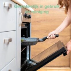 Coninx Grillpan 28CM - Steakpan - Afneembare Handgreep - PFAS-vrij - Grijs -Keukenartikelen Series Winkel 1199x1200 1