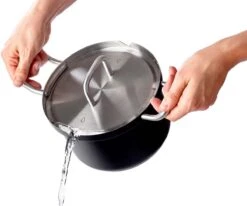 BK Q-linair Master Black Kookpannenset - 5-delig - Veilig Afgietsysteem - Inductie -Keukenartikelen Series Winkel 1200x1002