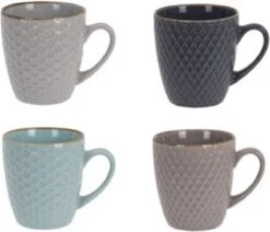 Excellent Houseware Set Van 8x Stuks Luxe Gekleurde Stoneware Bekers/koffiekopjes 200 Ml - Kopjes/koffiebekers 7 Excellent Houseware Set Van 8x Stuks Luxe Gekleurde Stoneware Bekers/koffiekopjes 200 Ml - Kopjes/koffiebekers -Keukenartikelen Series Winkel 1200x1030 1