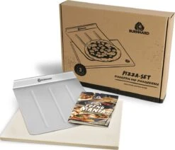 Burnhard Pizzasteen 38 X 30 X 1,5 Cm + Pizzaschep 26 Burnhard Pizzasteen 38 X 30 X 1,5 Cm + Pizzaschep -Keukenartikelen Series Winkel 1200x1032 3