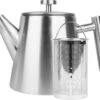 Castagnola Theepot Met Filter – Theekan – Theepot Dubbelwandig – Theepot Roestvrijstaal – Hoogwaardig RVS – 1 Liter – 5 Kopjes Thee – Zilver -Keukenartikelen Series Winkel 1200x1034 2