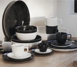 S&P - MIELO - Black - Dinerbord 26,5 Cm - Set Van 4 -Keukenartikelen Series Winkel 1200x1051