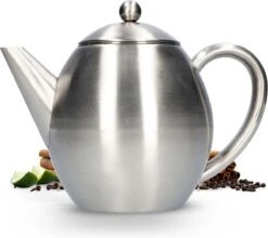 Vaja Valerie - Theepot Met Filter - Dubbelwandig - RVS - 1.2L 20 Vaja Valerie - Theepot Met Filter - Dubbelwandig - RVS - 1.2L -Keukenartikelen Series Winkel 1200x1068