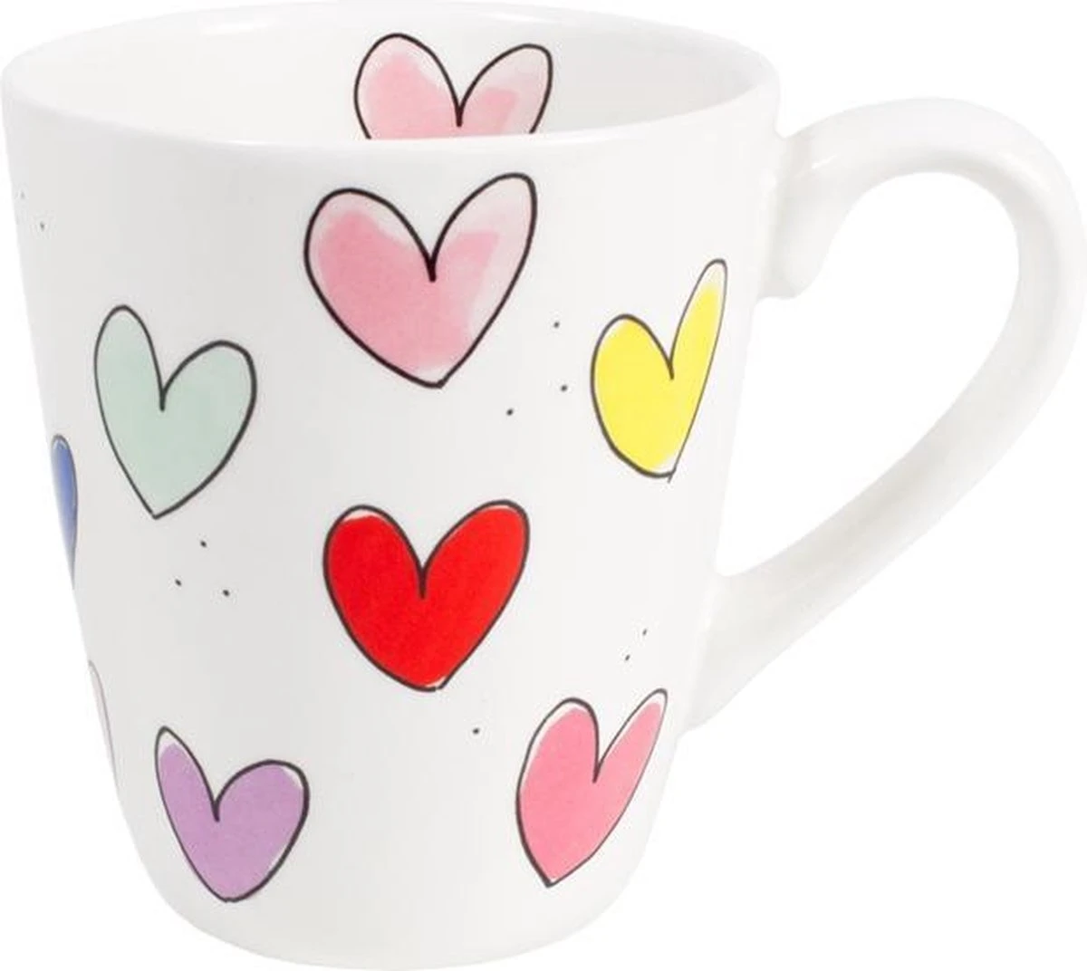 Blond Amsterdam Hearts Mok - Hartjes - 0,35L 3 Blond Amsterdam Hearts Mok - Hartjes - 0,35L