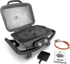 Burnhard Draagbare 2-Branders Gasbarbecue - Afdekhoes - BBQ Wayne 21 Burnhard Draagbare 2-Branders Gasbarbecue - Afdekhoes - BBQ Wayne -Keukenartikelen Series Winkel 1200x1099 1