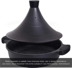 Aluminium Tajine Agadir- Matt Black Geschikt Ook Voor Inductie -Keukenartikelen Series Winkel 1200x1131 3