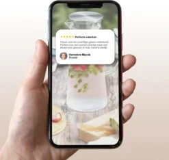 MÊZON® Schenkkan - Glazen Waterkan - Waterkaraf Voor Fruitwater - Multifunctionele Decanteer Karaf - Kan Met Deksel - 1.5L Capaciteit -Keukenartikelen Series Winkel 1200x1139