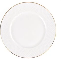 LeRijn® Serviesset Deventer 6 Persoons - 18 Delig - Licht Crème Wit Met Gouden Rand En Motief - Dinerborden - Soepborden - Dessertborden - Borden Servies - Bordenset -Keukenartikelen Series Winkel 1200x1153 6