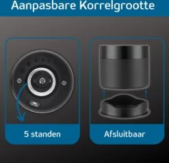 GOV Elektrische Peper- En Zoutmolen Zwart XL Set Oplaadbaar - Pepermolen - Peper En Zoutstel -Keukenartikelen Series Winkel 1200x1162 9
