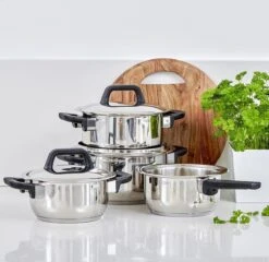 Gero Erik Kookpannenset - 4-delig - RVS - Inductie -Keukenartikelen Series Winkel 1200x1167 1