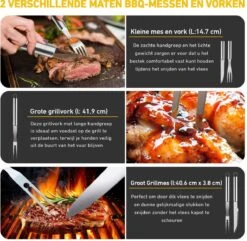 Saveur Royal® 35-delige Barbecue Gereedschapset In Roestvrij Staal - BBQ Grill Set Met Draagtas - Barbecuegerei-sets - Barbecue Accessoires Gereedschap - 35-delig 22 Saveur Royal® 35-delige Barbecue Gereedschapset In Roestvrij Staal - BBQ Grill Set Met Draagtas - Barbecuegerei-sets - Barbecue Accessoires Gereedschap - 35-delig -Keukenartikelen Series Winkel 1200x1170 5