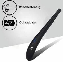 Oplaadbare Lange Elektrische Aansteker - Zwart - Duurzame Plasma Aansteker - Inclusief Cadeauverpakking - BBQ - Kaarsen -Keukenartikelen Series Winkel 1200x1178