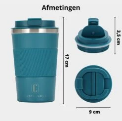 Castagnola Design RVS Koffiebeker To Go - Blauw - 380ml - Thermosbeker - Theebeker 16 Castagnola Design RVS Koffiebeker To Go - Blauw - 380ml - Thermosbeker - Theebeker -Keukenartikelen Series Winkel 1200x1191 13
