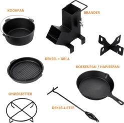 Dutch Mountains Gietijzeren Pannenset 7-delig - Dutch Oven – Braadpan - Grillpan - Hapjespan - Kookset In Houten Transportkist - Deksellifter - Brander 14 Dutch Mountains Gietijzeren Pannenset 7-delig - Dutch Oven – Braadpan - Grillpan - Hapjespan - Kookset In Houten Transportkist - Deksellifter - Brander -Keukenartikelen Series Winkel 1200x1197 9
