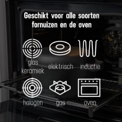 Daumonet Ducasse Gietijzeren Double Use Braadpan - Combi Sudderpan Zwart - 2-in-1 Bak- En Braadpan - PFAS & PFOA Vrij - Rond - Ø 26 Cm - 4,4 Liter - Emaille - Alle Warmtebronnen - Elektrisch - Gas - Halogeen - Inductie - Keramisch 21 Daumonet Ducasse Gietijzeren Double Use Braadpan - Combi Sudderpan Zwart - 2-in-1 Bak- En Braadpan - PFAS & PFOA Vrij - Rond - Ø 26 Cm - 4,4 Liter - Emaille - Alle Warmtebronnen - Elektrisch - Gas - Halogeen - Inductie - Keramisch -Keukenartikelen Series Winkel 1200x1199 9