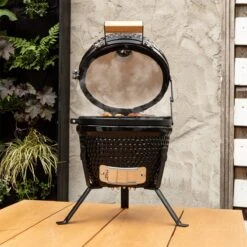 BluMill Kamado BBQ Egg - Kamado 13 Inch - Incl. Vlees Thermometer - Houtskoolbarbecues - Zwart - Ø 27cm -Keukenartikelen Series Winkel 1200x1200 1019