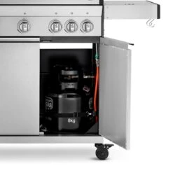 Burnhard Gas BBQ Big FRED Deluxe - 4 Branders - Incl. Keramische Infraroodbrander & Afdekhoes - Deluxe -Keukenartikelen Series Winkel 1200x1200 1064