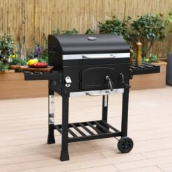 Alice's Garden Houtskool BBQ Bernard - Smoker - Verstelbare Houtskoolbak - Zwart -Keukenartikelen Series Winkel 1200x1200 1104