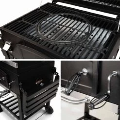 Alice's Garden Houtskool BBQ Bernard - Smoker - Verstelbare Houtskoolbak - Zwart -Keukenartikelen Series Winkel 1200x1200 1105