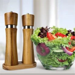Nimma® Peper En Zoutmolen Set - Incl Navul Lepel - Verstelbare Maalgraad - Acacia Hout -Keukenartikelen Series Winkel 1200x1200 1122