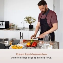 DODANA Premium Peper - & Zoutmolen Elektrisch - 1 Stuk - Pepermolen - Zoutmolen - Oplaadbaar - USB - Elektrische Pepermolen - RVS - Zwaartekracht Functie - LED Lamp - Nl Handleiding - Incl Borsteltje 15 DODANA Premium Peper - & Zoutmolen Elektrisch - 1 Stuk - Pepermolen - Zoutmolen - Oplaadbaar - USB - Elektrische Pepermolen - RVS - Zwaartekracht Functie - LED Lamp - Nl Handleiding - Incl Borsteltje -Keukenartikelen Series Winkel 1200x1200 1132