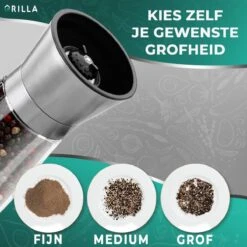 Peper En Zoutmolen Set - RVS Zout En Peperstel - Zoutvaatje En Pepermolen - 2 In 1 11 Peper En Zoutmolen Set - RVS Zout En Peperstel - Zoutvaatje En Pepermolen - 2 In 1 -Keukenartikelen Series Winkel 1200x1200 1138