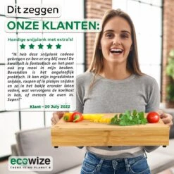 Ecowize 3-in-1 Bamboe Snijplank Met Opvangbak - Snijplank Hout Incl. 3 Roestvrijstalen Opvangbakjes Met Bamboe Deksel, 4 Inzetbare Raspen - Groentesnijder, Hakblok, Borrelplank, Tapasplank, Broodplank - 40x30cm - Duurzaam Cadeau 14 Ecowize 3-in-1 Bamboe Snijplank Met Opvangbak - Snijplank Hout Incl. 3 Roestvrijstalen Opvangbakjes Met Bamboe Deksel, 4 Inzetbare Raspen - Groentesnijder, Hakblok, Borrelplank, Tapasplank, Broodplank - 40x30cm - Duurzaam Cadeau -Keukenartikelen Series Winkel 1200x1200 1161