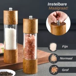 VAIVE Peper En Zoutmolen Set - Pepermolen -Keukenartikelen Series Winkel 1200x1200 1170