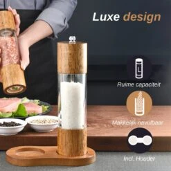 VAIVE Peper En Zoutmolen Set - Pepermolen -Keukenartikelen Series Winkel 1200x1200 1171