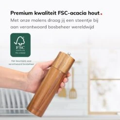 Deleca Luxe Peper En Zoutmolen Set - Zout / Pepermolen - Handmatig - Met Navul Lepel & Geschenkdoos - Acacia Hout - Rond 17 Deleca Luxe Peper En Zoutmolen Set - Zout / Pepermolen - Handmatig - Met Navul Lepel & Geschenkdoos - Acacia Hout - Rond -Keukenartikelen Series Winkel 1200x1200 1196