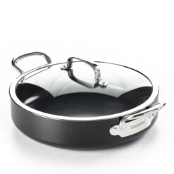 GreenPan Barcelona Infinity Pro Hapjespan Met Deksel 30cm - Zwart - Inductie - PFAS-vrij -Keukenartikelen Series Winkel 1200x1200 125