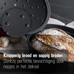 Gietijzeren Braadpan - Sudderpan Zwart Van Daumonet - Ovaal - Ø 29 Cm - 3 Liter - 100% PFAS & PFOA Vrij - Emaille - Geschikt Voor Alle Warmtebronnen - Elektrisch - Gas - Halogeen - Inductie - Keramisch - Vaatwasserbestendig 16 Gietijzeren Braadpan - Sudderpan Zwart Van Daumonet - Ovaal - Ø 29 Cm - 3 Liter - 100% PFAS & PFOA Vrij - Emaille - Geschikt Voor Alle Warmtebronnen - Elektrisch - Gas - Halogeen - Inductie - Keramisch - Vaatwasserbestendig -Keukenartikelen Series Winkel 1200x1200 266