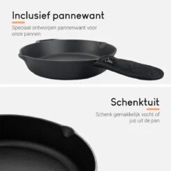 Ocina Gietijzeren Pan – ø30,5cm - Skillet - Koekenpan – Hapjespan – Koekenpan Inductie – Koekenpannenset - Gietijzeren Pan Bbq - Gietijzer -Keukenartikelen Series Winkel 1200x1200 3